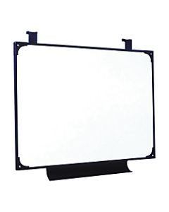 SKILCRAFT Melamine Dry-Erase Marker Whiteboard, 29in x 38 1/2in, Plastic Frame With Black Finish (AbilityOne 7520 01 454 5704)