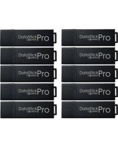 Centon MP USB Flash Drive, 16GB, Black, Pack Of 10