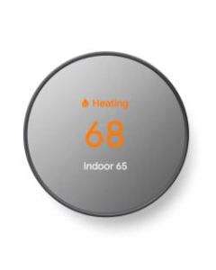 Google Nest HVAC System Smart Thermostat, Black