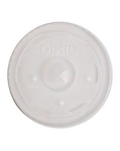 Dixie Pathways Plastic Lids For Cold Drink Cups, Clear, Carton Of 1,200 Lids