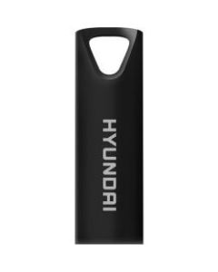 Hyundai Bravo Deluxe BLACK Keychain USB 2.0 Flash Drive 32GB Metal - Read Speed: Up to 10MB/s, Write Speed: Up to 3MB/s, Generation: 2.0 , Operation Temperature: 32 deg. - 113 deg. F (0 deg. - 45  deg.C), Storage Temperature: 14 deg. - 158 deg. F(-10  deg