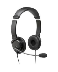 Kensington Hi-Fi USB Headphones - Stereo - USB - Wired - Over-the-head - Binaural - Circumaural - Noise Cancelling Microphone