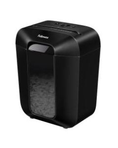 Fellowes Powershred LX 45 8-Sheet Personal Cross-Cut Shredder, Black