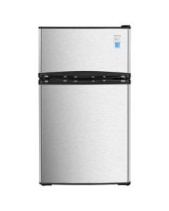 Avanti RA31B3S Counterhigh Refrigerator, Black/Stainless Steel