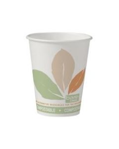 Solo Bare 100% Recycled PLA Lined Paper Hot Cups, 8 Oz., Case Of 1,000