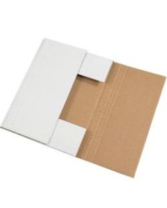 Office Depot Brand Easy Fold Mailers, 14 1/8in x 8 5/8in x 2in, White, Pack Of 50