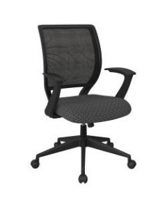 Office Star Work Smart Mesh Task Chair, Charcoal Onyx/Black