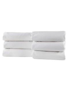 1888 Mills Naked California King Duvet Covers, 100in x 98in, White, Pack Of 6 Covers