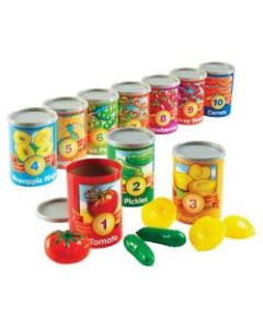 Learning Resources 1 To 10 Counting Cans Set, 4 1/4in x 3in, Pre-K To Grade 2