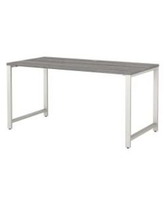 Bush Business Furniture 400 Series 60inW x 30inD Table Desk, Platinum Gray, Standard Delivery