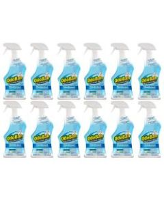 OdoBan Odor Eliminator Disinfectant Spray, Fresh Linen Scent, 32 Oz, Case Of 12 Bottles