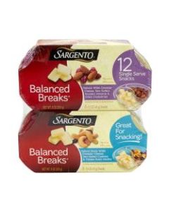 Sargento Balanced Breaks Single-Serve Snack Mix, Pack Of 12