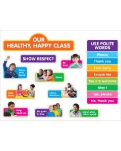 Scholastic Teachers Friend Our Healthy Happy Class Bulletin Board Set, Preschool - Grade 2