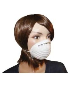 ProGuard Disposable Nontoxic Dust Mask - Disposable - Dust, Pollen Protection - Polypropylene - White - 50 / Box