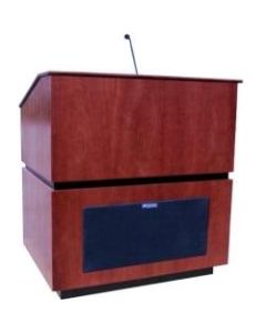 AmpliVox SN3030 - Coventry Lectern - 46in Height x 42in Width x 30in Depth - Lacquer, Mahogany - Hardwood Solid