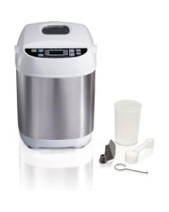 Hamilton Beach Artisan Dough & Bread Maker (White) - 2 lb Capacity - White, Brushed Stainless Steel