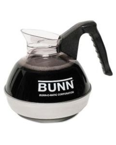 Bunn 12-Cup Coffee Decanter For Pour-O-Matic Coffeemakers, Black/Clear/Stainless Steel