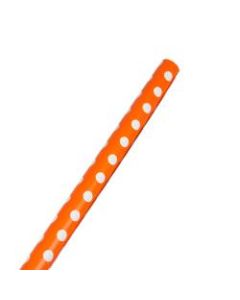 JAM Paper Wrapping Paper, Polka Dot, 25 Sq Ft, Orange & White