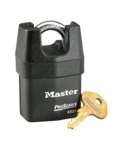 Master Lock Pro Series Boron Alloy High Security Key Padlock, 7/8in x 3/4in