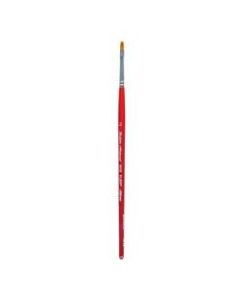 Silver Brush Golden Natural Series Paint Brush 20035, Size 2, Filbert Bristle, Red