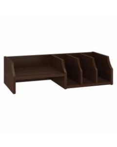 Bush Furniture Key West Desktop Organizer With Shelves, Bing Cherry, Standard Delivery