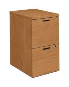 HON 10500 Full-Height 22-3/4inD Vertical 2-Drawer Mobile Pedestal Cabinet, Harvest Cherry