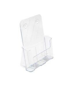 Deflecto Literature DocuHolder, Letter/Magazine Size, 10 3/4inH x 9 1/4inW x 3 3/4inD, Clear