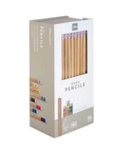 Office Depot Brand Natural Wood Pencils, #2 Lead, Medium Soft, Pack of 96