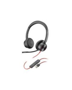 Poly Blackwire 8225-M - Headset - on-ear - wired - active noise canceling - USB-A