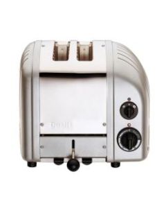 Dualit New Gen Extra-Wide-Slot Toaster, 2-Slice, Metallic Silver