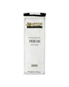 Havana Roasters Coffe Ground Coffee, Medium-Dark Roast,e Americano, 12 Oz Per Bag, Carton Of 12 Bags