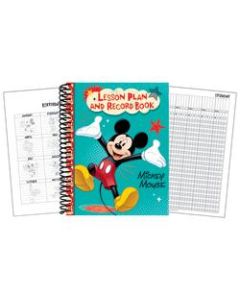 Eureka 40-Week Lesson Plan And Record Books, 8 1/2in x 11in, Mickey, Pack Of 2