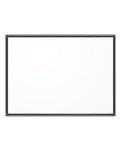 U Brands PINIT Magentic Dry-Erase Whiteboard, 36in x 48in, Aluminum Frame With Black Finish