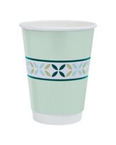 Highmark Insulated Hot Coffee Cups, 12 Oz, 42% Recycled, Mint Green, Pack Of 50