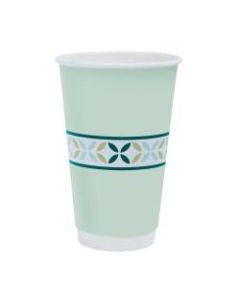 Highmark Insulated Hot Coffee Cups, 16 Oz, 40% Recycled, Mint Green, Pack Of 50