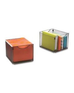 Safco Onyx Mesh Storage Cube Bins - External Dimensions: 12.5in Width x 14in Depth x 10in Height - 20 lb - Steel - Black - 2 / Pack