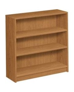 HON 1870-Series Laminate Bookcase, 3 Shelves (2 Adjustable), Harvest