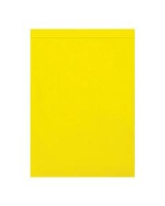 Office Depot Brand Reclosable Poly Bags, 9in x 12in, Yellow, Case Of 1,000 Bags