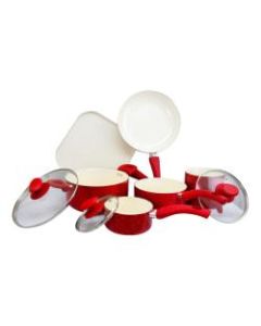 Oster Cookware Set, Cocina San Jacinto 9-Piece, Red