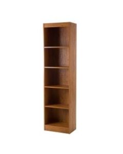 South Shore Axess 5-Shelf Narrow Bookcase, Country Pine