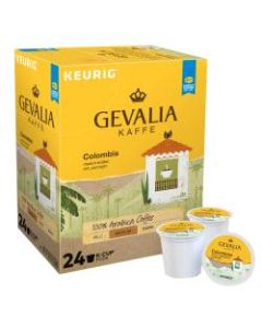 Gevalia Single-Serve Coffee K-Cup, Medium Roast, Columbian, Carton Of 24