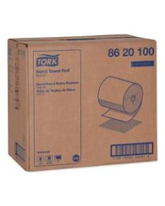 Tork Universal Notched 1-Ply Paper Towels, 425ft Per Roll, Natural, Pack Of 12 Rolls