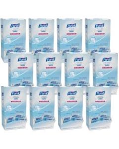 PURELL Cottony Soft Hand Sanitizing Wipes - 5in x 7in - White - Soft, Moist, Textured, Individually Wrapped - For Hand - 12 / Carton