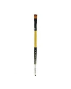 Dynasty Short-Handled Paint Brush, Size 12, Wave Bristle, Synthetic, Multicolor