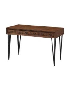 Coast to Coast 48inW Writing Desk, Oxford Distressed Brown