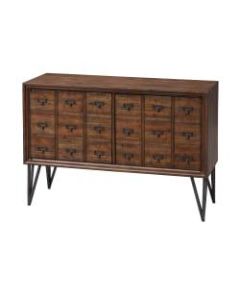 Coast To Coast Oxford 2-Door Cabinet, Brown, 29-1/2inH x 43-1/2inW x 16inD