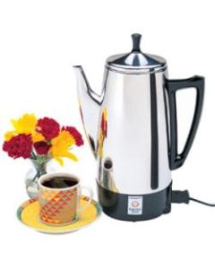 Presto Coffee Maker - 800W - 12 Cup - Stainless Steel