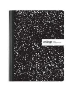 Office Depot Brand Composition Books, 7-1/2in x 9-3/4in, College Ruled, 100 Sheets, Black/White, Pack Of 24 Notebooks