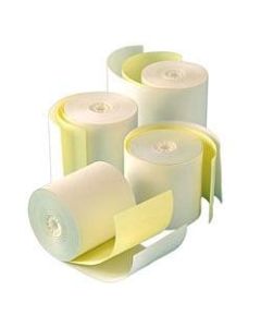 Office Depot Brand 2-Ply Paper Rolls, 2 1/4in x 100ft, Canary/White