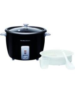 Hamilton Beach 30 Cup Capacity (Cooked) Rice Cooker - 1000 WRice - Black